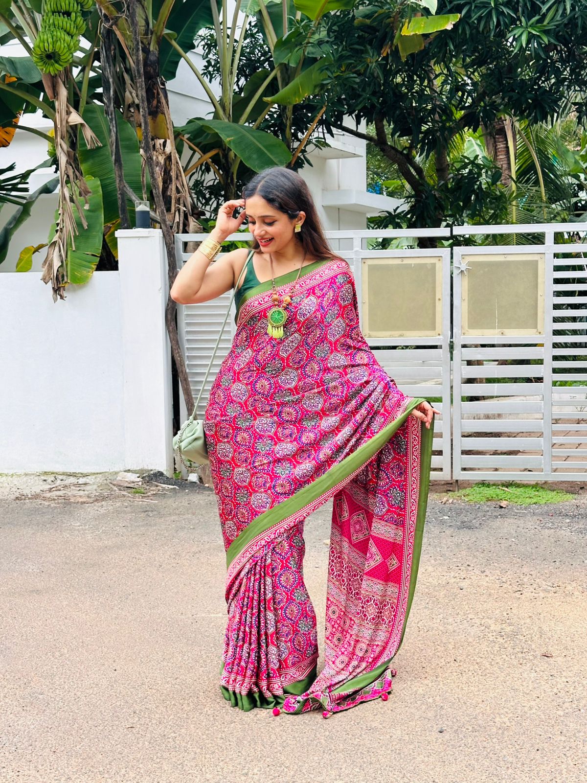 Ready To Wear Crape silk saree