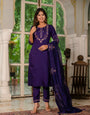 Elegant Straight Kurti Pant Dupatta Set