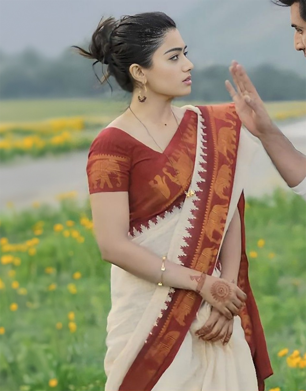 Latest Designer Cream Rich Pallu Soft Silk Saree