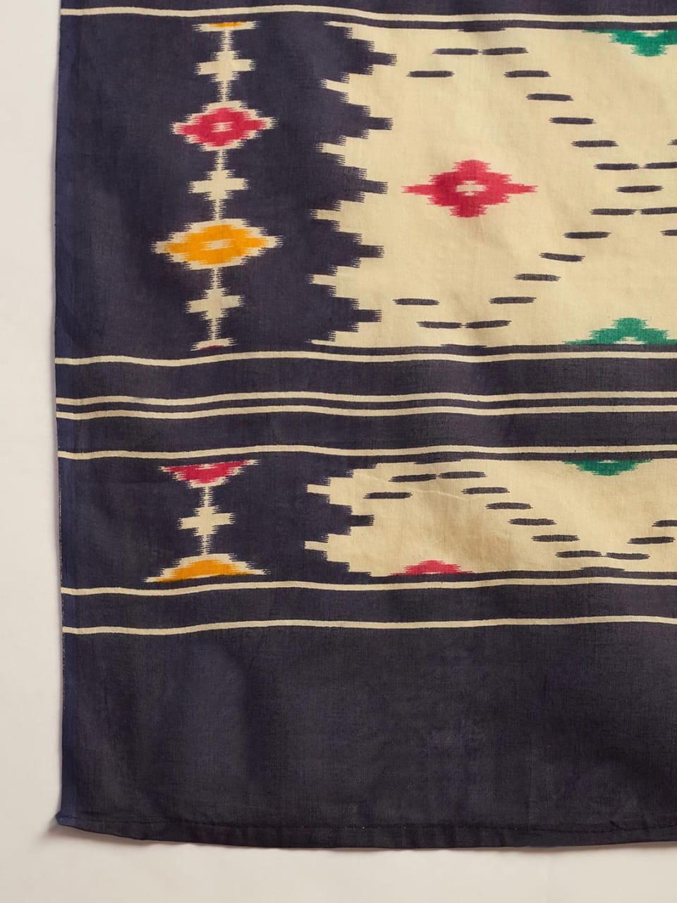 Blue Colour Mul Cotton Ready To Wear Saree With Pocket