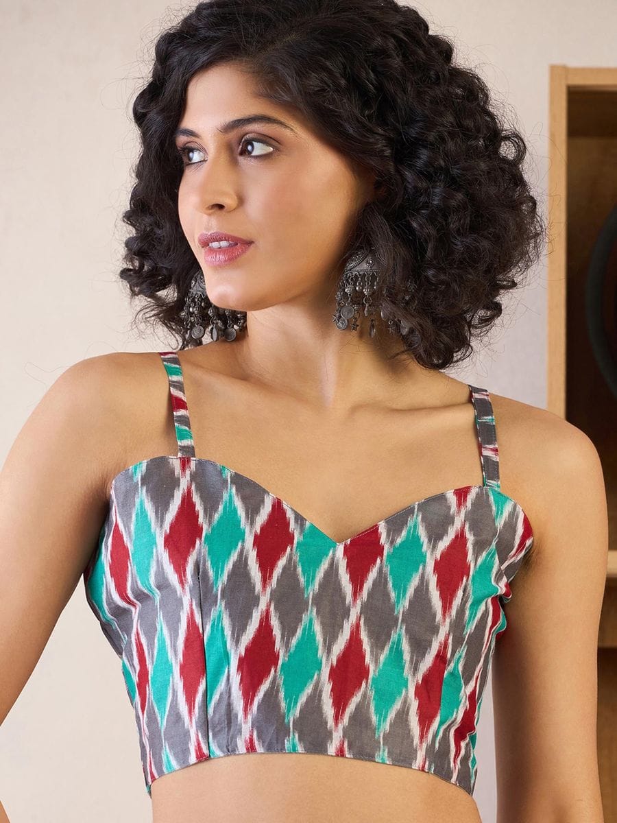 Black Colour Mul Cotton Ready To Wear Saree With Pocket