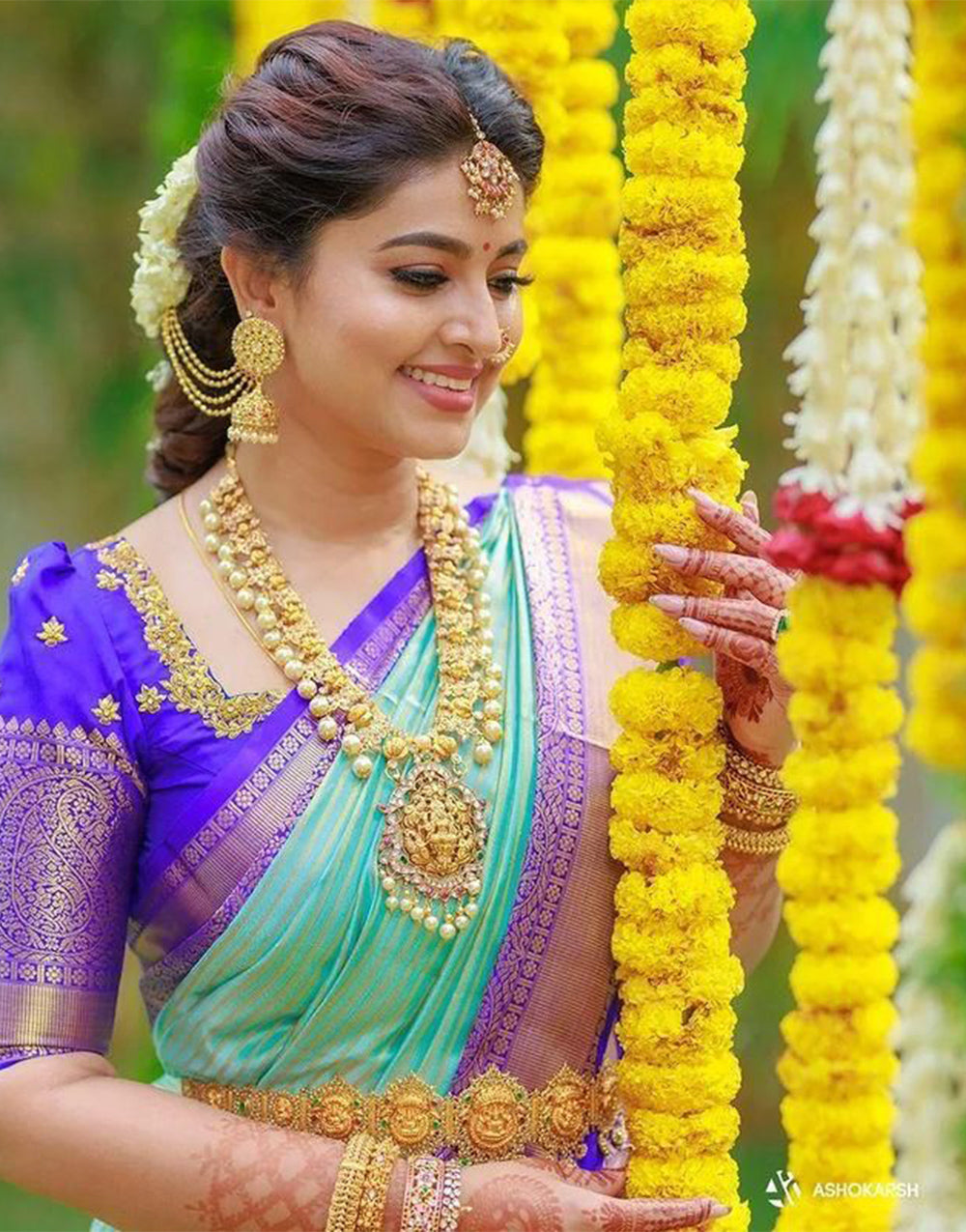 Turquoise Blue Soft Lichi Silk Saree With Weaving Work