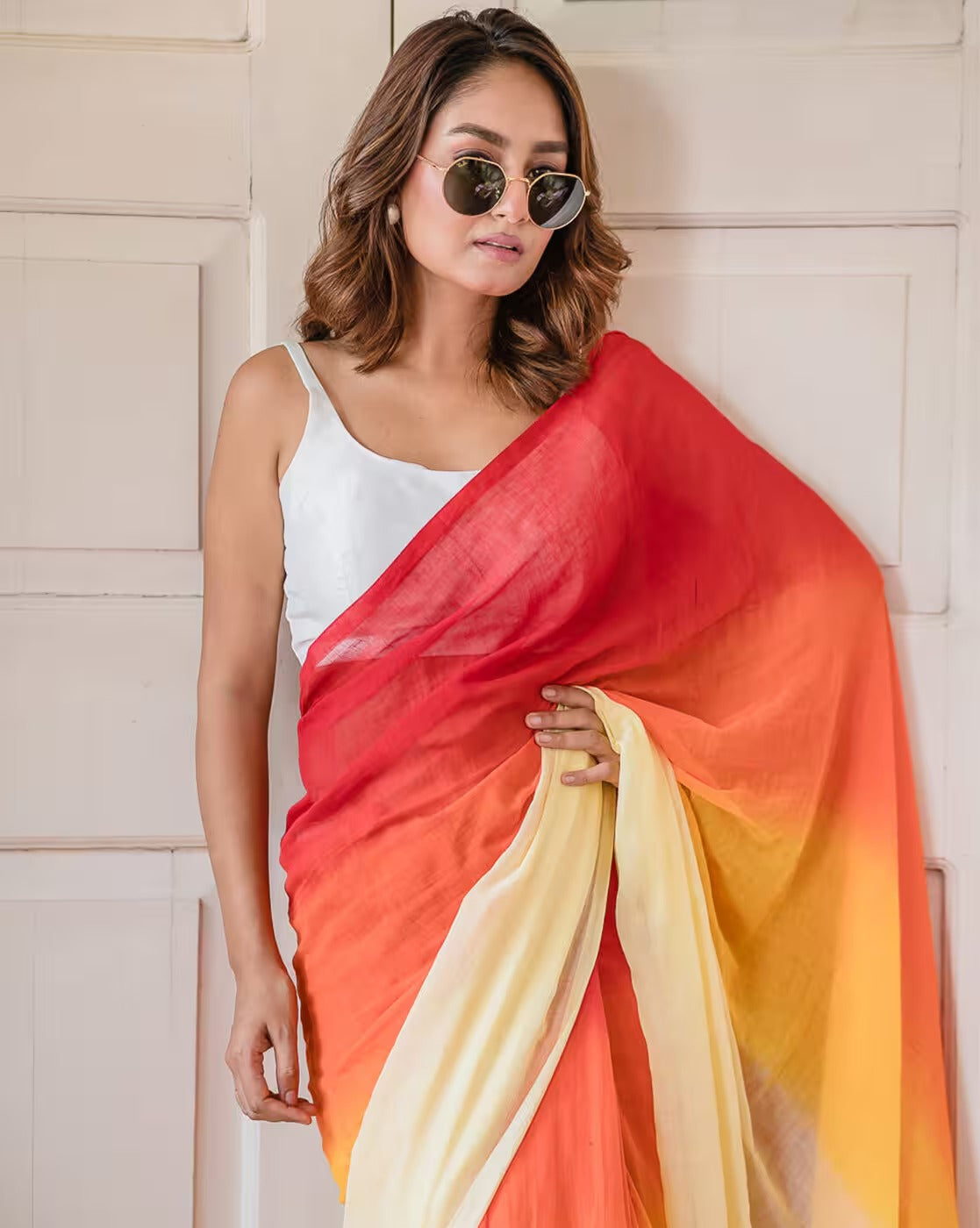 Sareewave Presents Designer Cotton Silk Saree