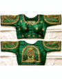 Green Phontam Silk Embroidery Blouse