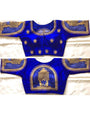 Royal Blue Phontam Silk Embroidery Blouse