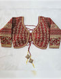 Red Heavy Embroidery Work Designer Blouse