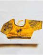 Yellow Milan Silk Embroidery Blouse