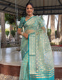Graceful Ready To Wear Soft Organza Silk Saree With Blouse Piece