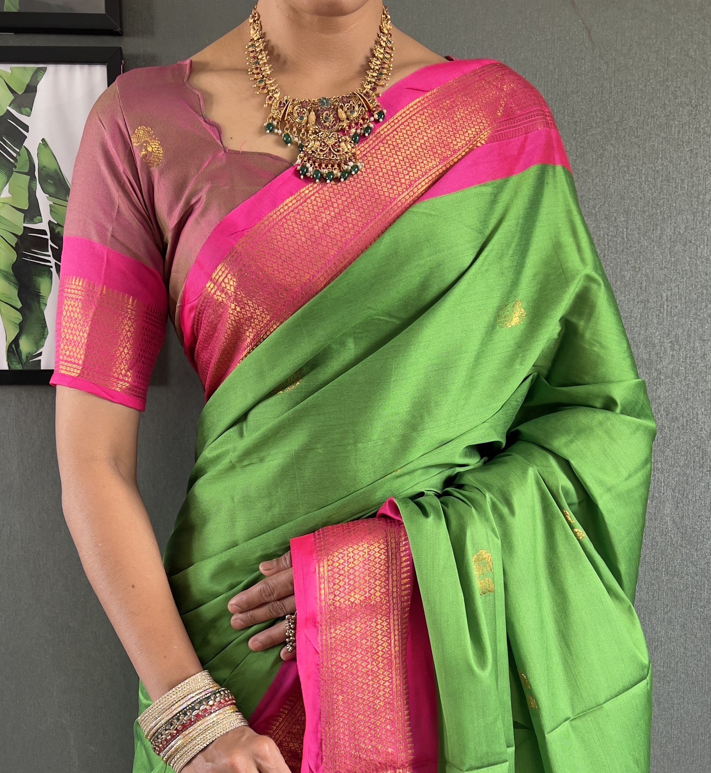 Cotton Silk Ready To Wear Saree Just In 1. MIN