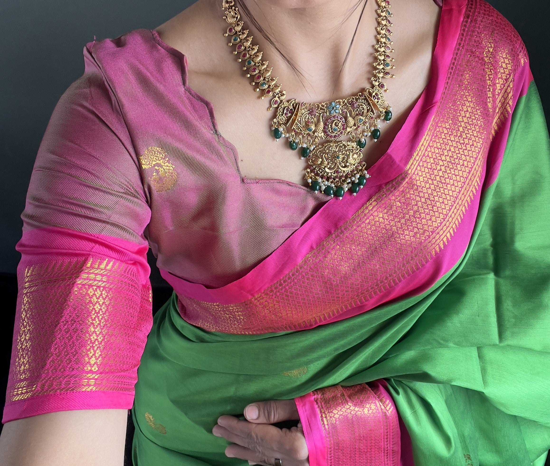 Cotton Silk Ready To Wear Saree Just In 1. MIN