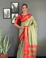 Cotton Silk Ready To Wear Saree Just In 1. MIN