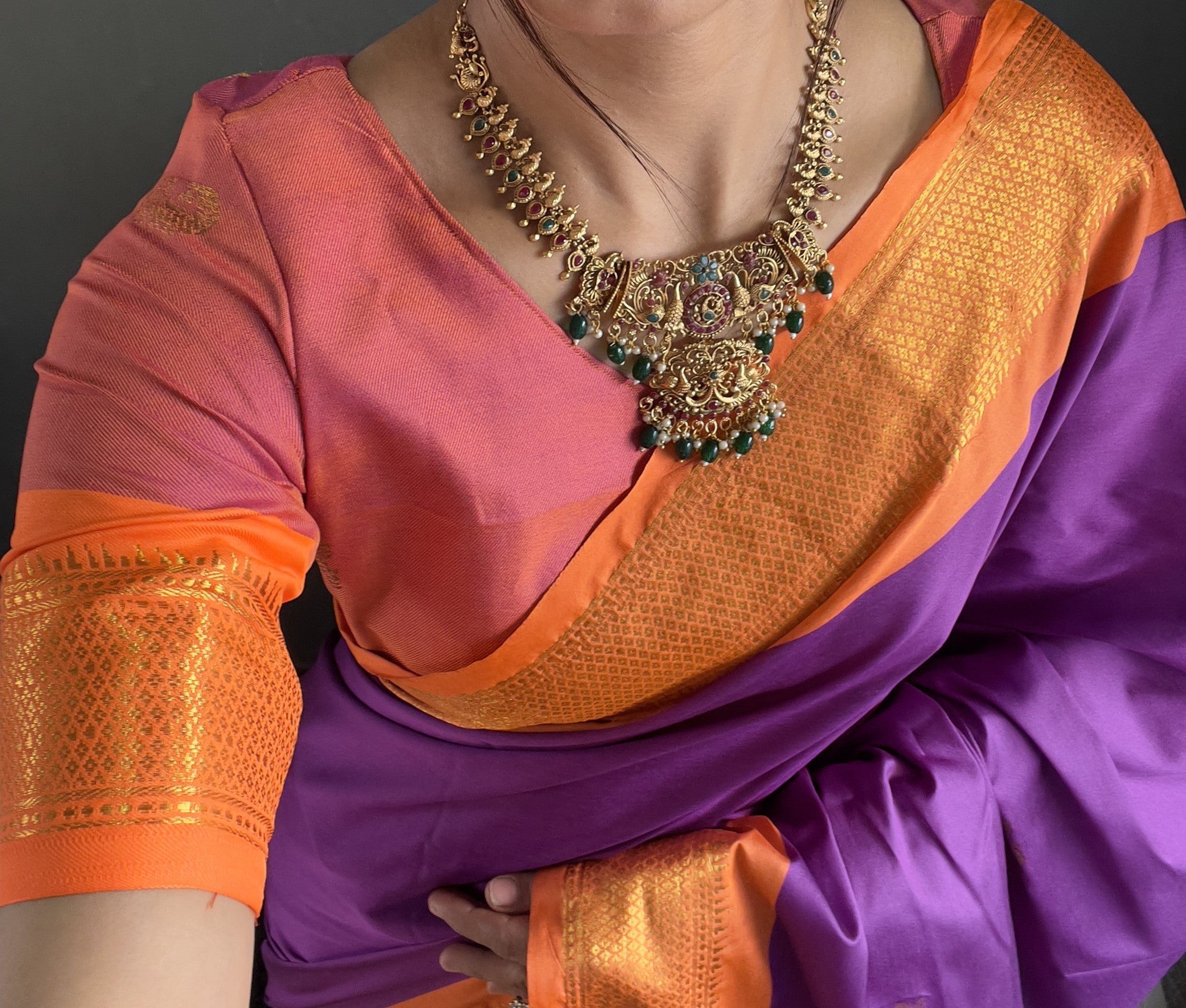 Cotton Silk Ready To Wear Saree Just In 1. MIN
