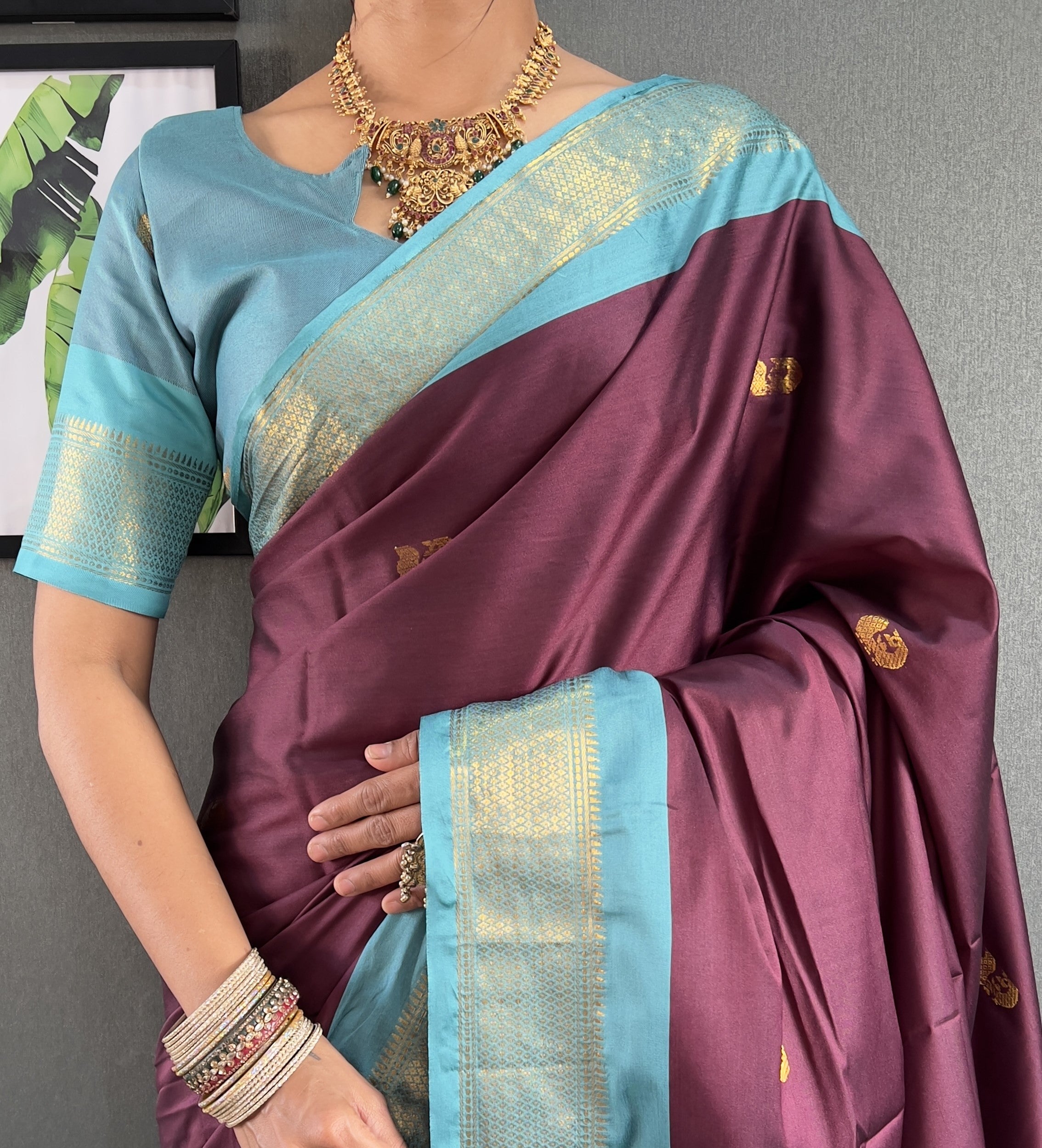 Cotton Silk Ready To Wear Saree Just In 1. MIN