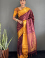 Cotton Silk Kanjivaram Chekes Pattern Ready To Wear Saree
