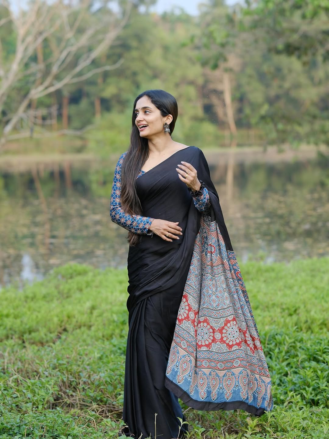 Ready To Wear Crape silk saree