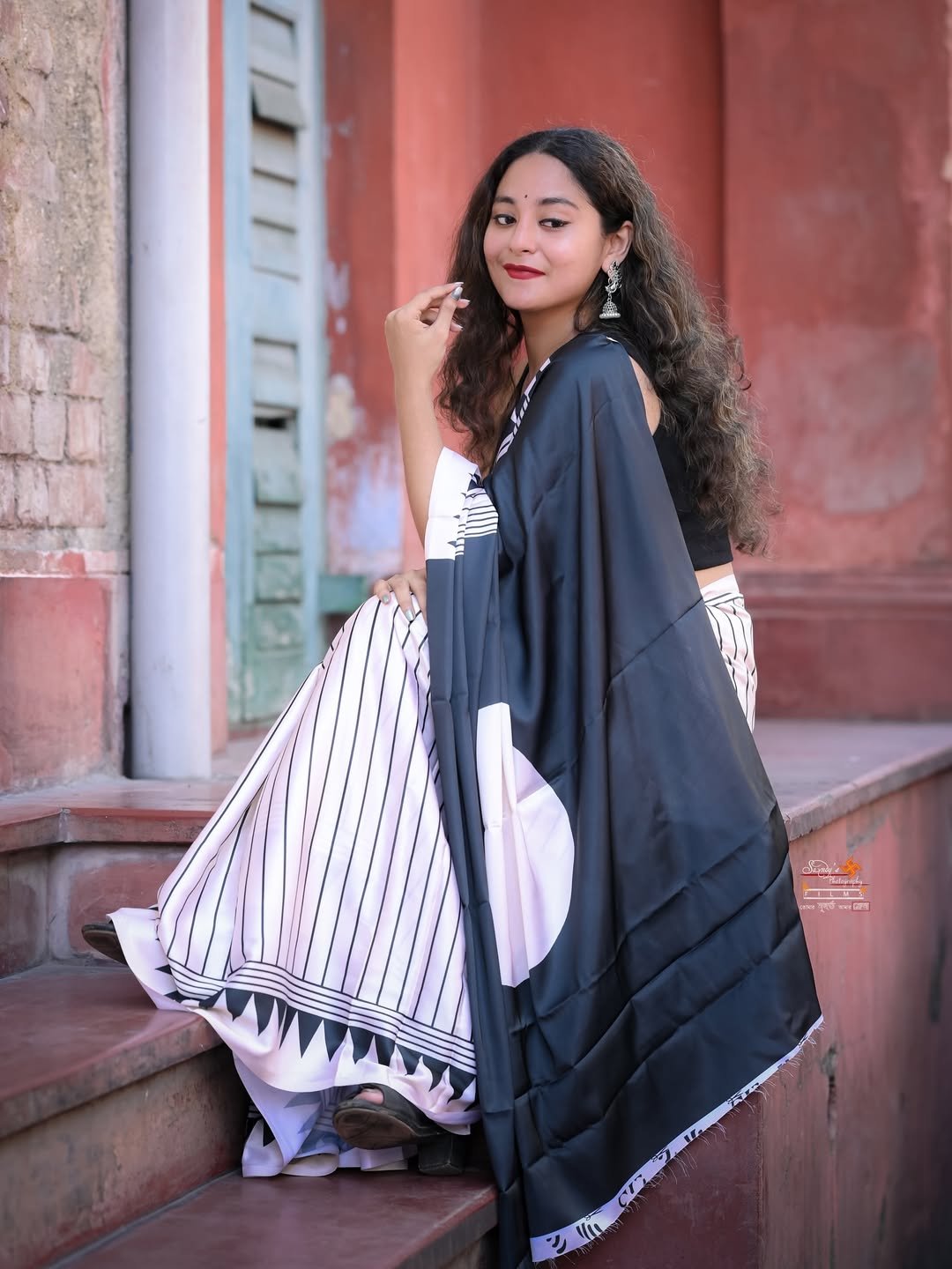 Ready To Wear Crape silk saree