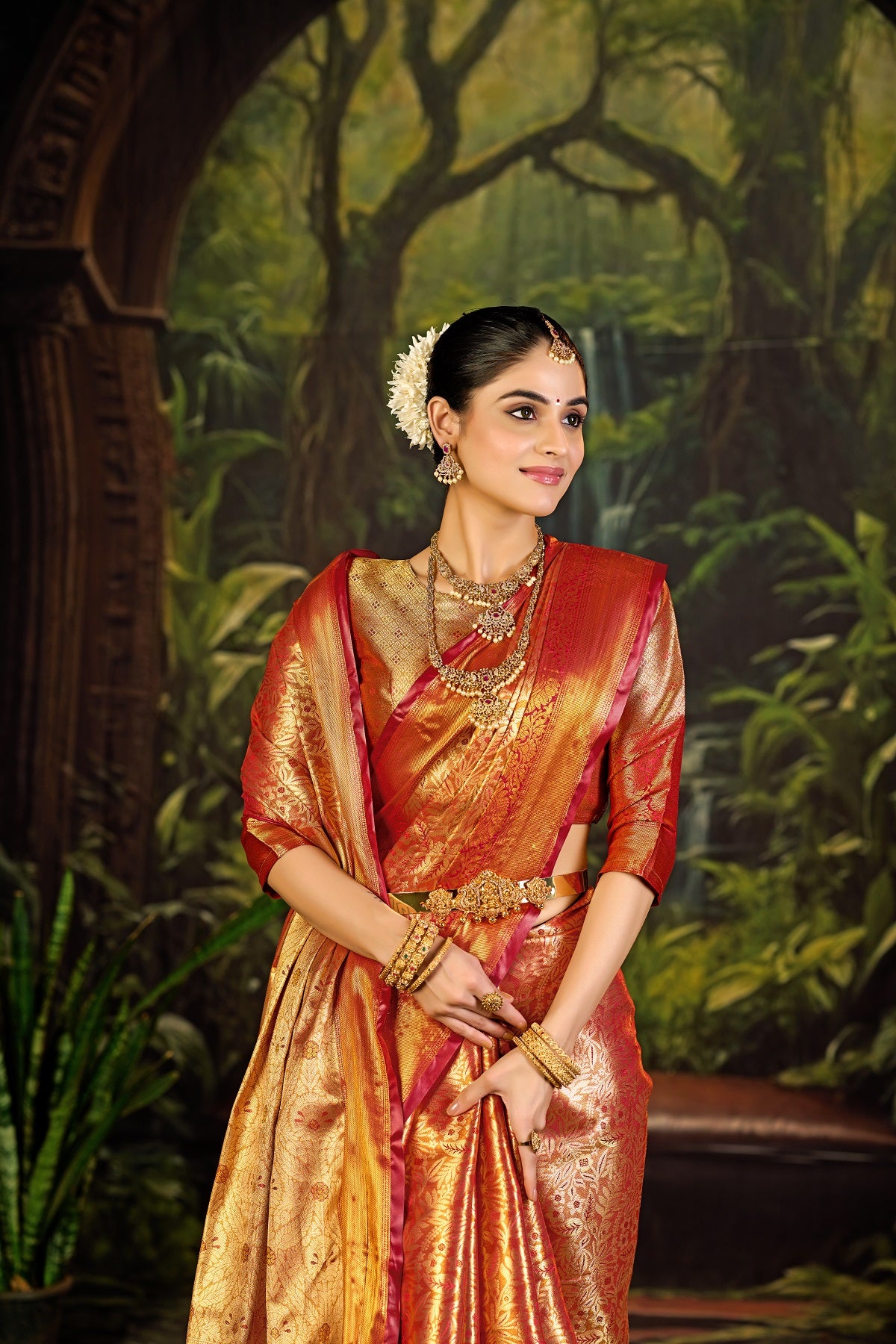Traditional Pure Pattu Kanjivaram Silk Saree for Wedding & Festive Wear