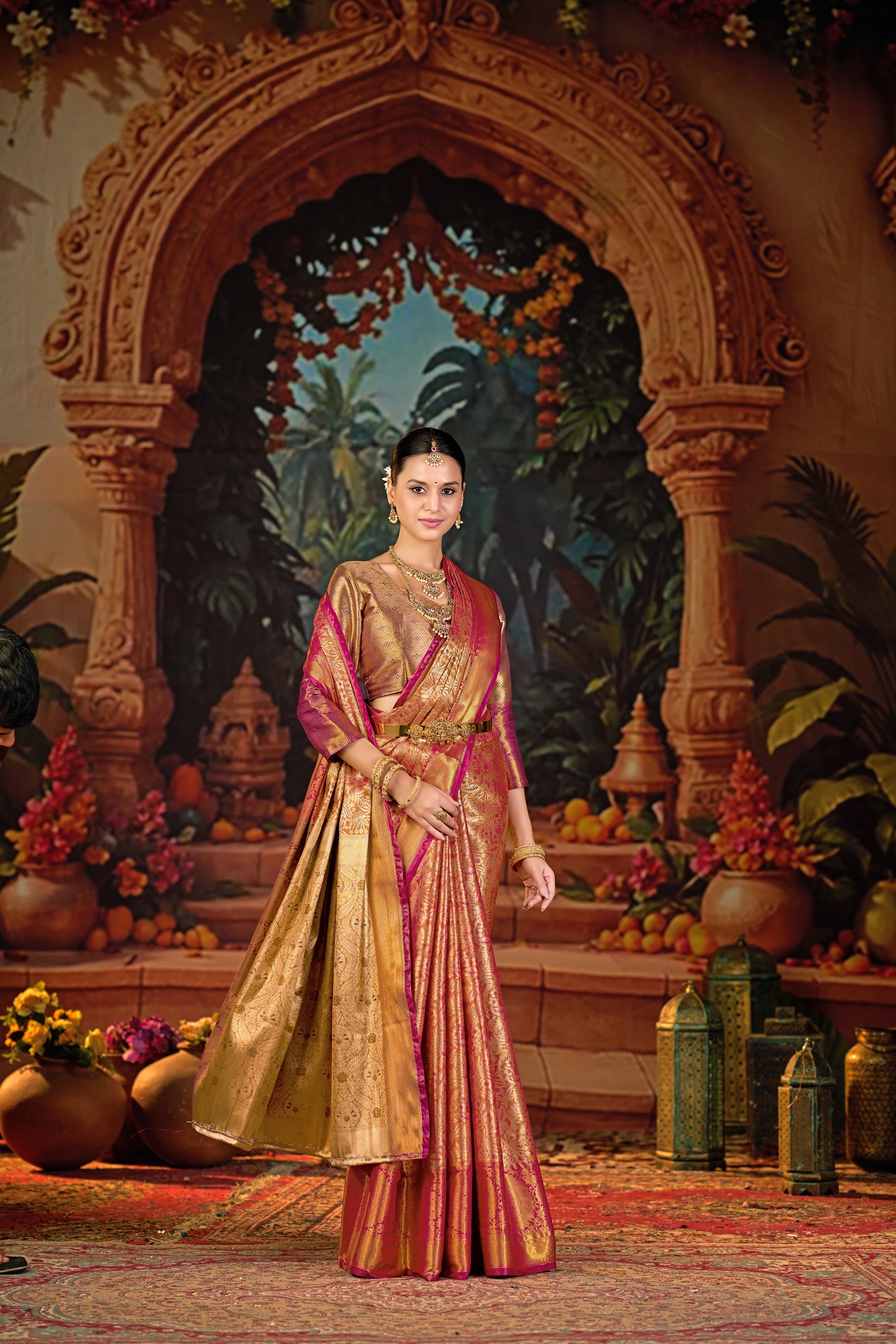 Traditional Pure Pattu Kanjivaram Silk Saree for Wedding & Festive Wear