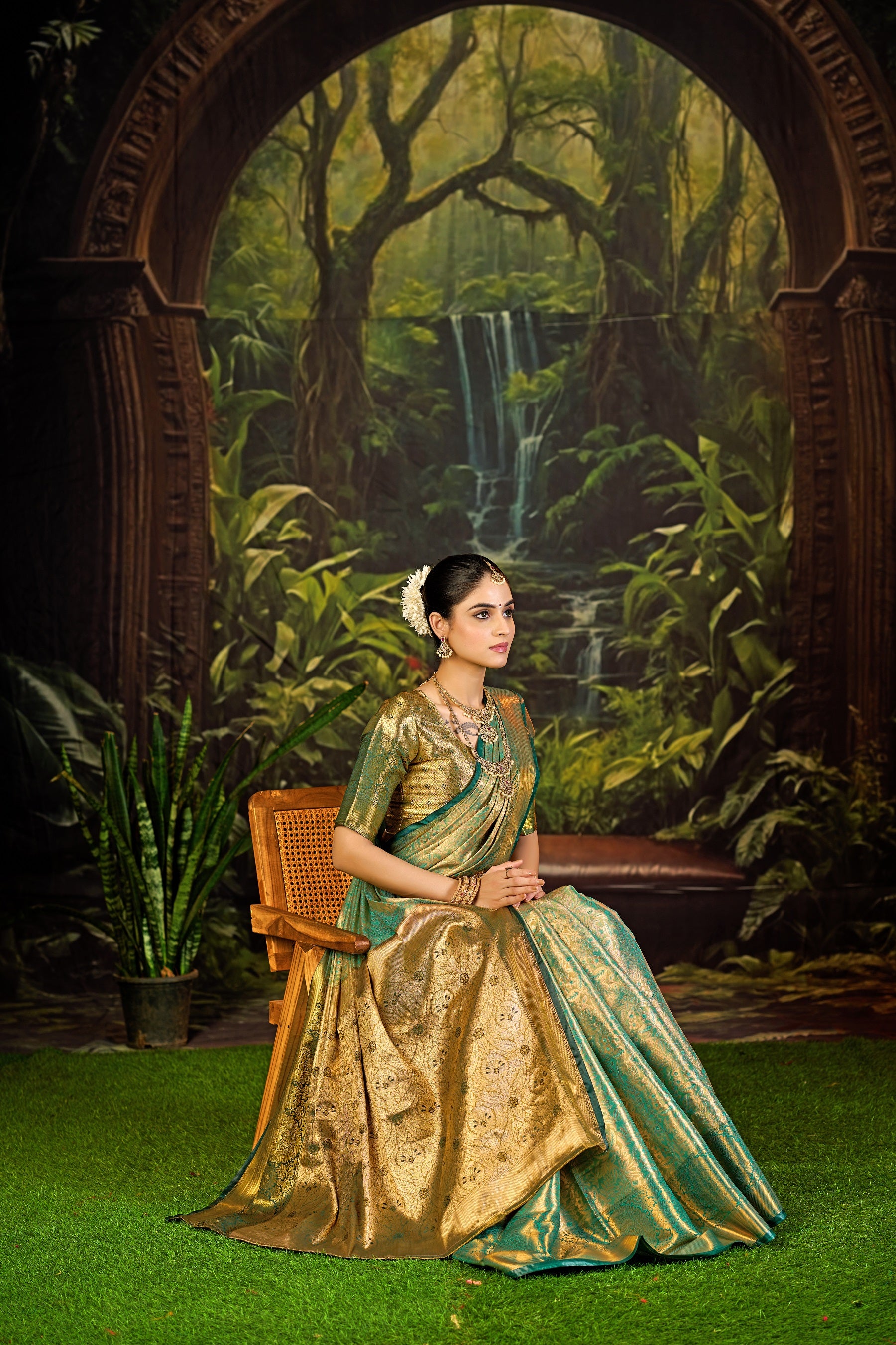 Traditional Pure Pattu Kanjivaram Silk Saree for Wedding & Festive Wear