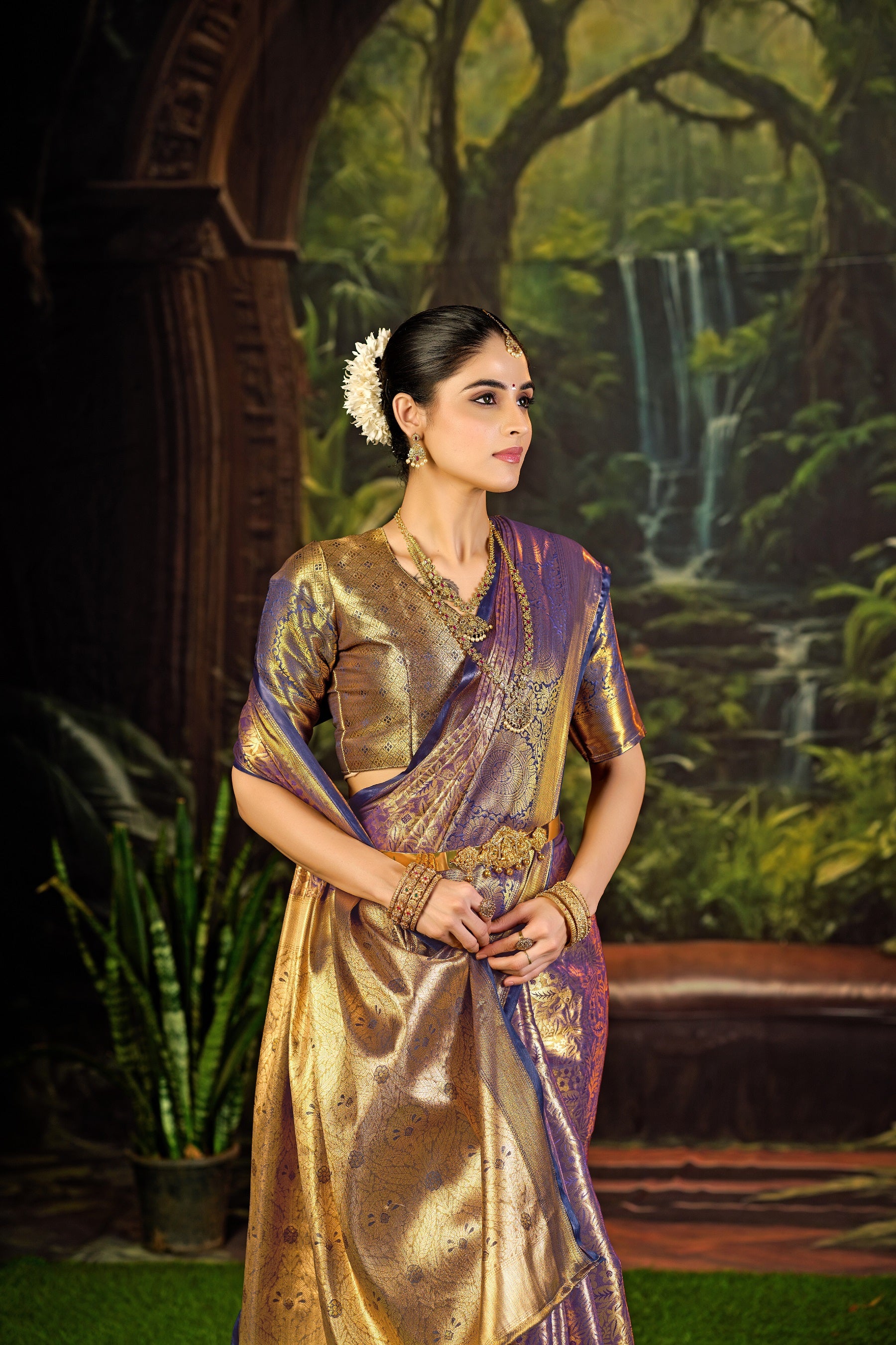 Traditional Pure Pattu Kanjivaram Silk Saree for Wedding & Festive Wear