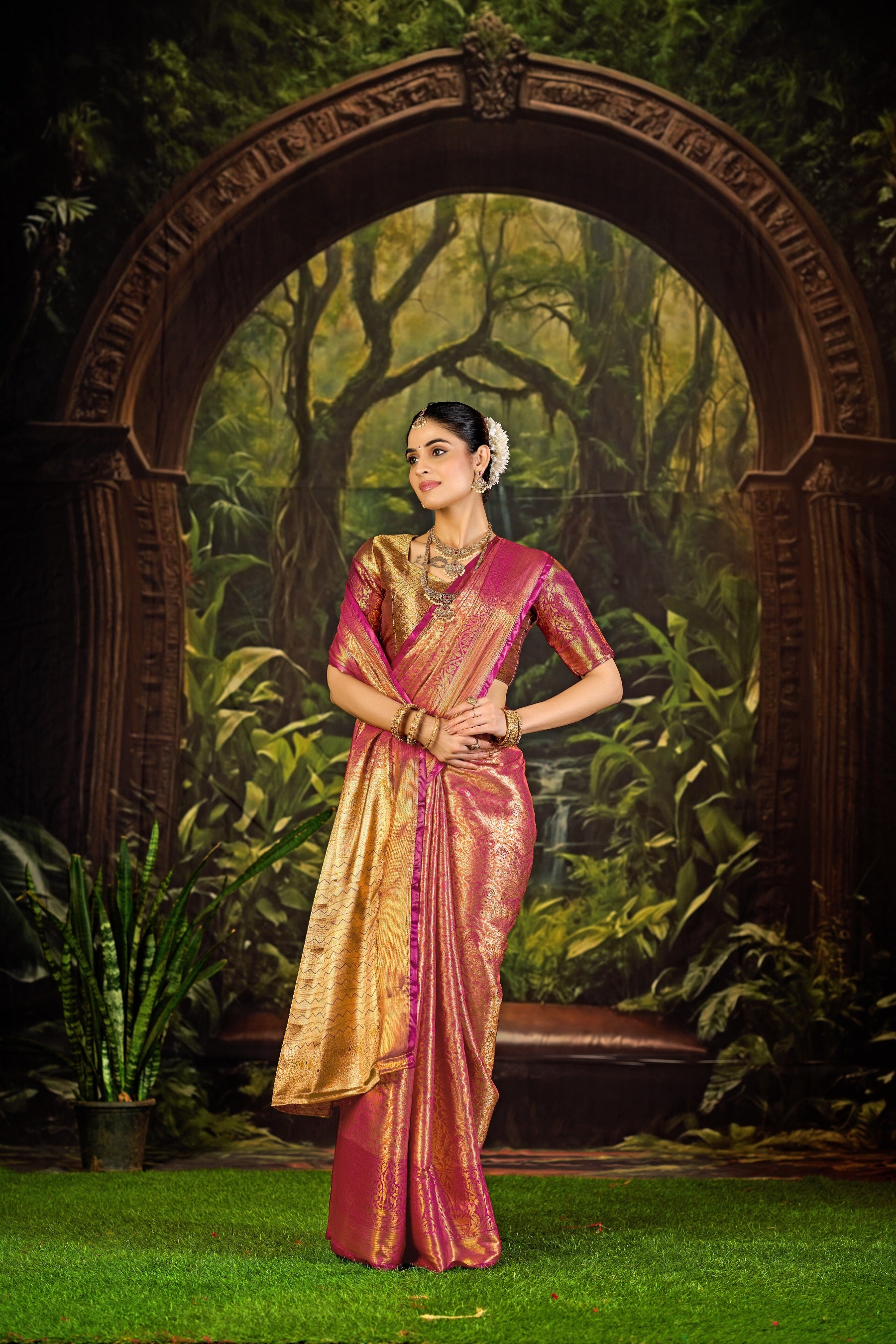 Classic Pure Pattu Kanjivaram Silk Saree – Premium Wedding Collection
