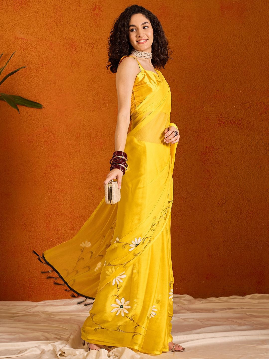 Sareewave Presents Designer Cotton Linen Silk Saree