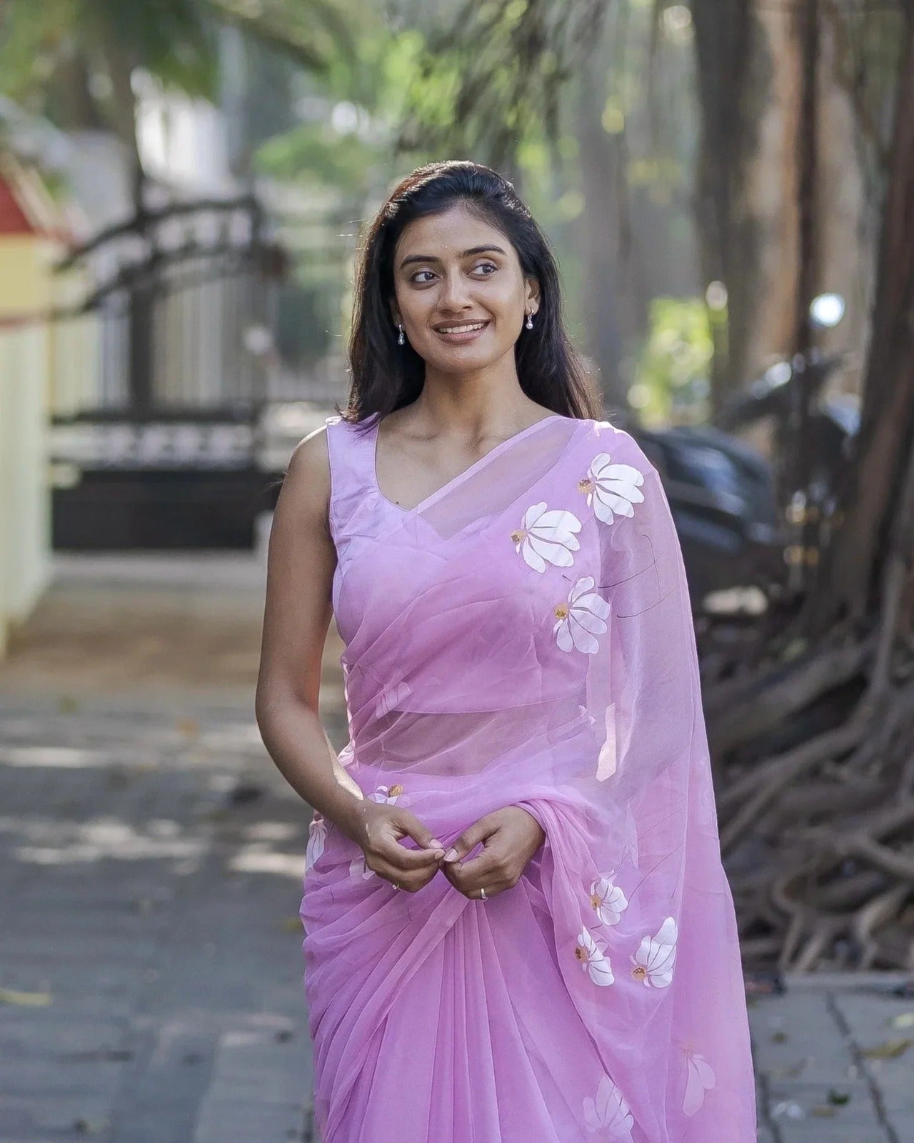 Sareewave Presents Designer Cotton Linen Silk Saree