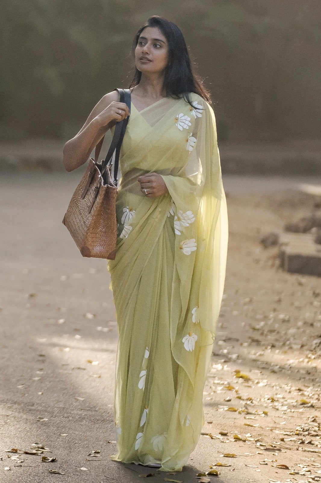 Sareewave Presents Designer Cotton Linen Silk Saree