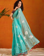 Sareewave Presents Designer Cotton Linen Silk Saree