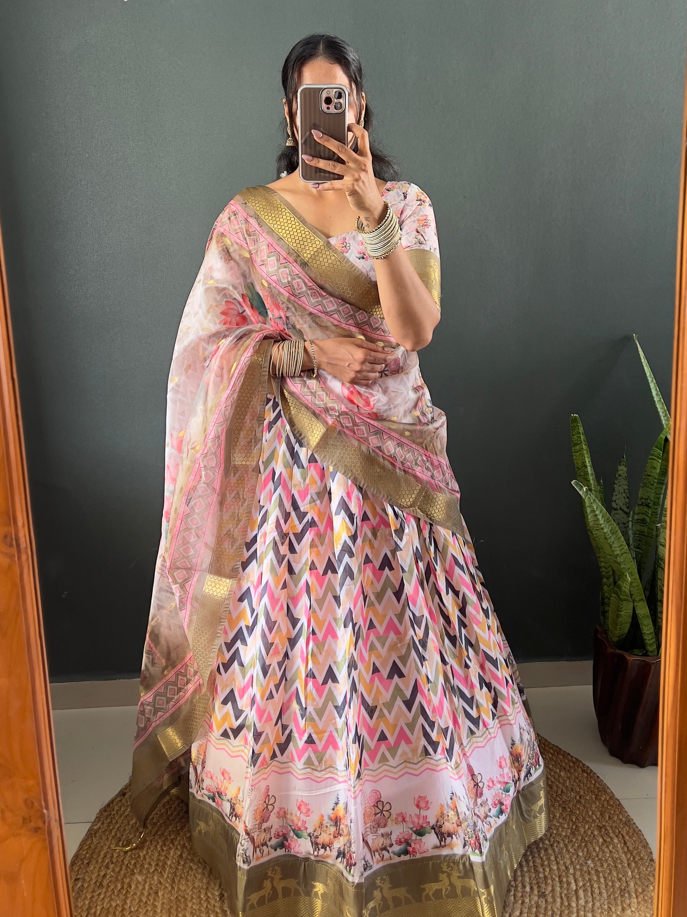 SareeWave Launching Festival Lehenga Choli