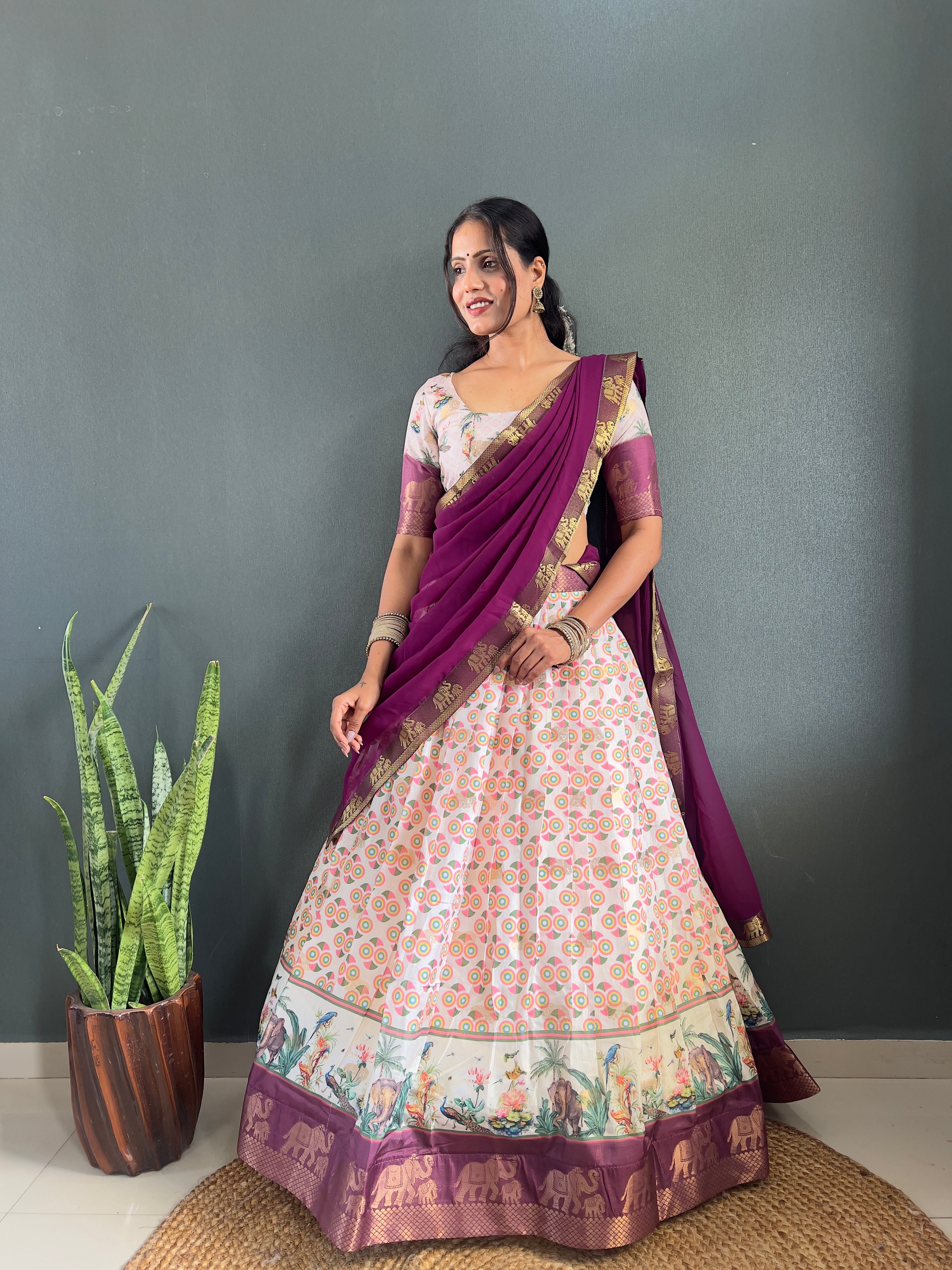 SareeWave Launching Festival Lehenga Choli