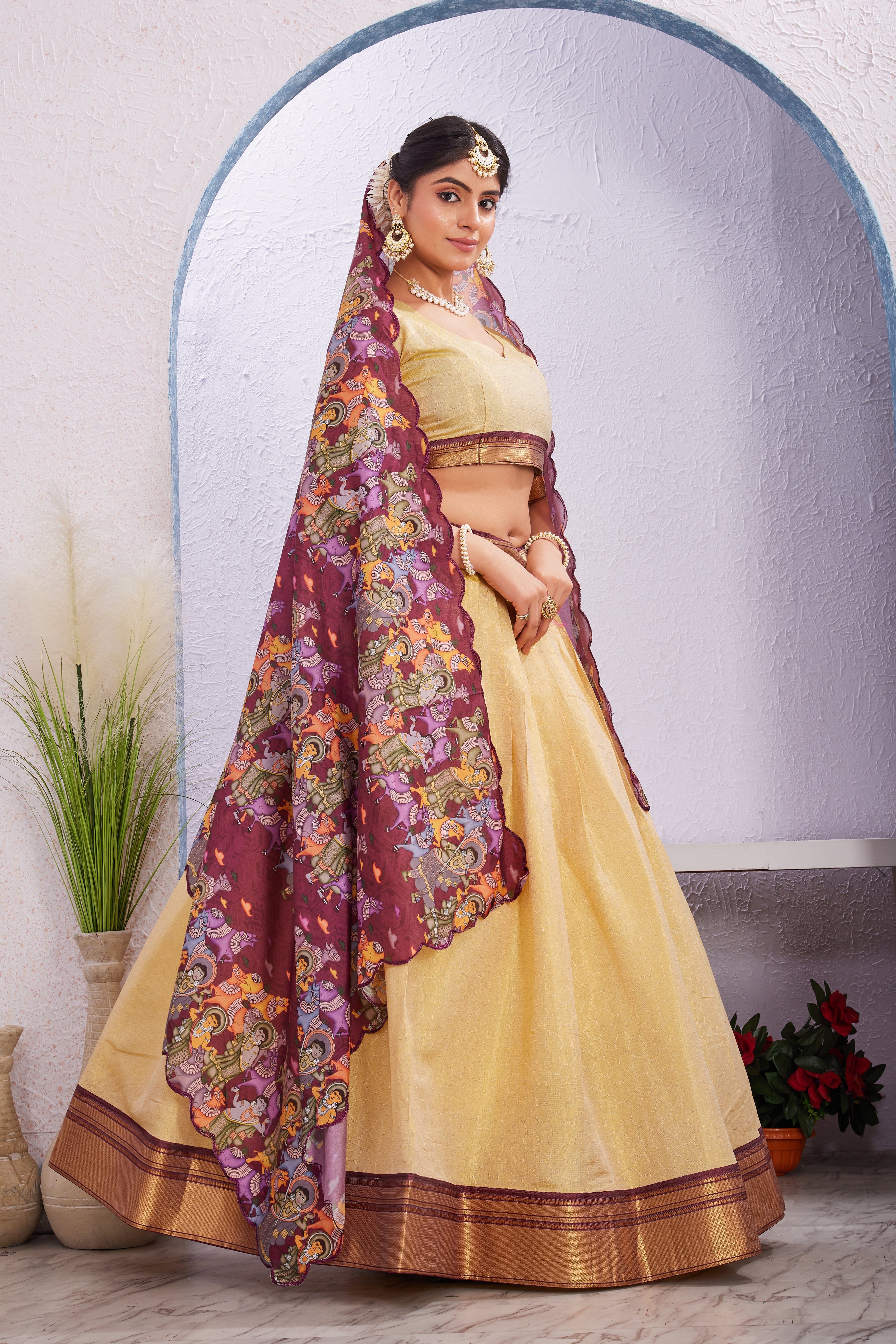 SareeWave Launching Festival Lehenga Choli