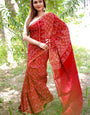 Sareewave Presents Designer Gadhval Bandhni Saree