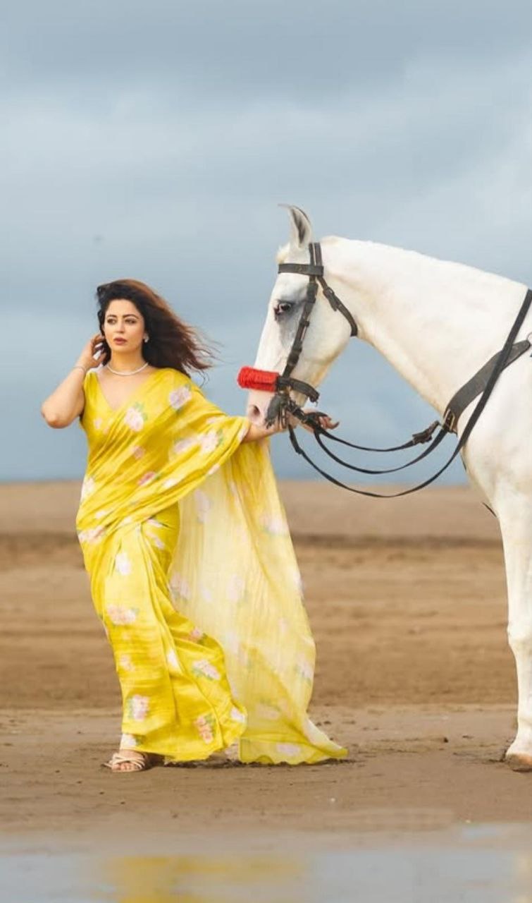 Sareewave Presents Designer Cotton Linen Silk Saree