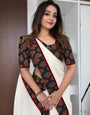 Sareewave Presents Designer Cotton Linen Silk Saree