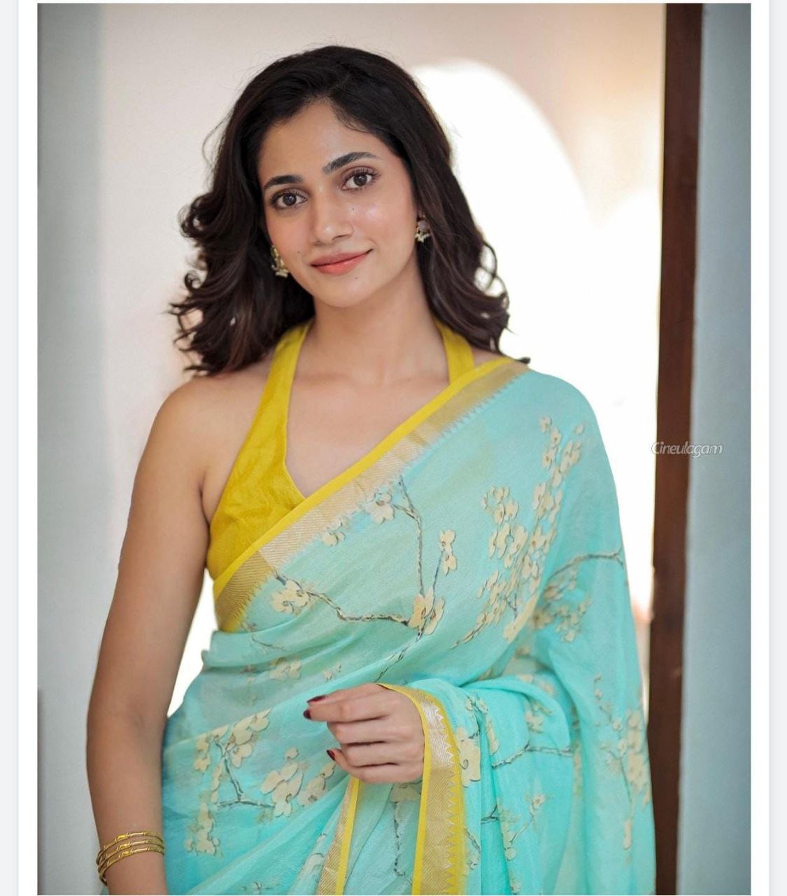 Sareewave Presents Designer Cotton Linen Silk Saree