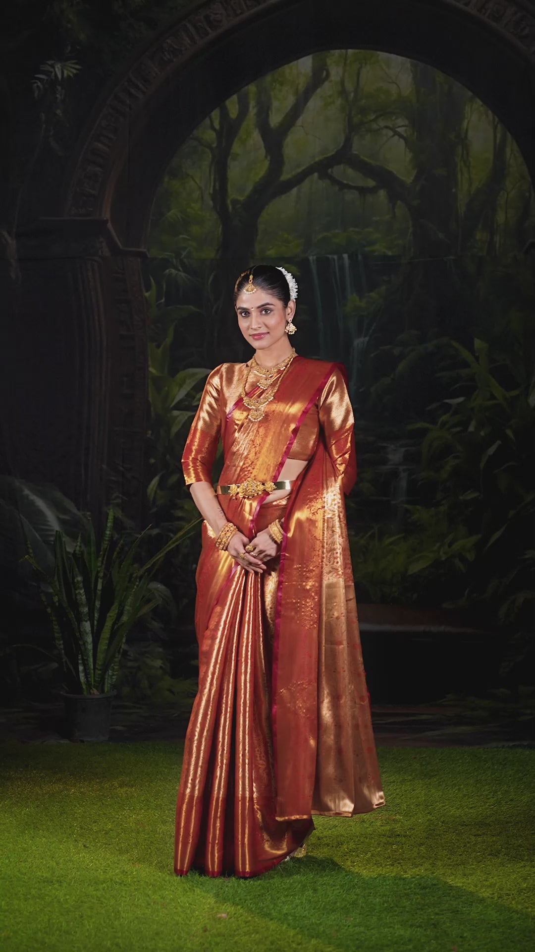 Traditional Pure Pattu Kanjivaram Silk Saree for Wedding & Festive Wear