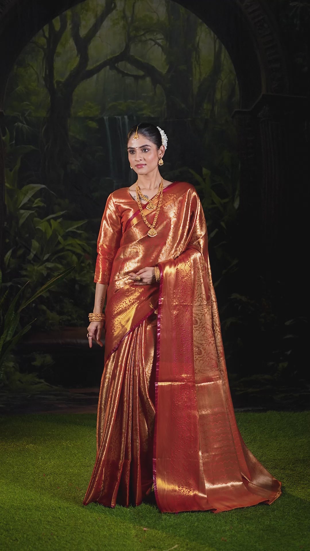 Traditional Pure Pattu Kanjivaram Silk Saree for Wedding & Festive Wear