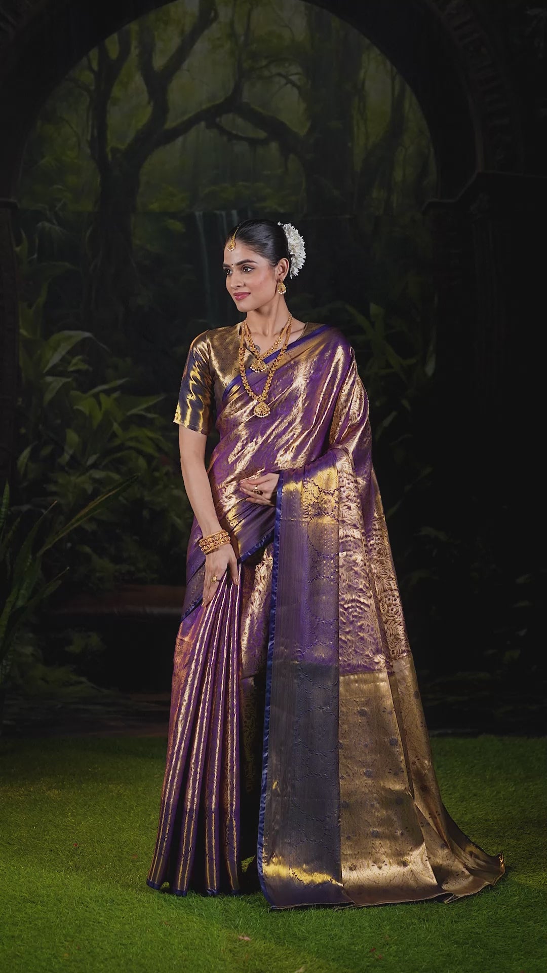 Traditional Pure Pattu Kanjivaram Silk Saree for Wedding & Festive Wear
