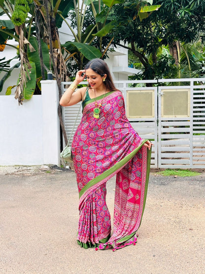 Ready To Wear Crape silk saree