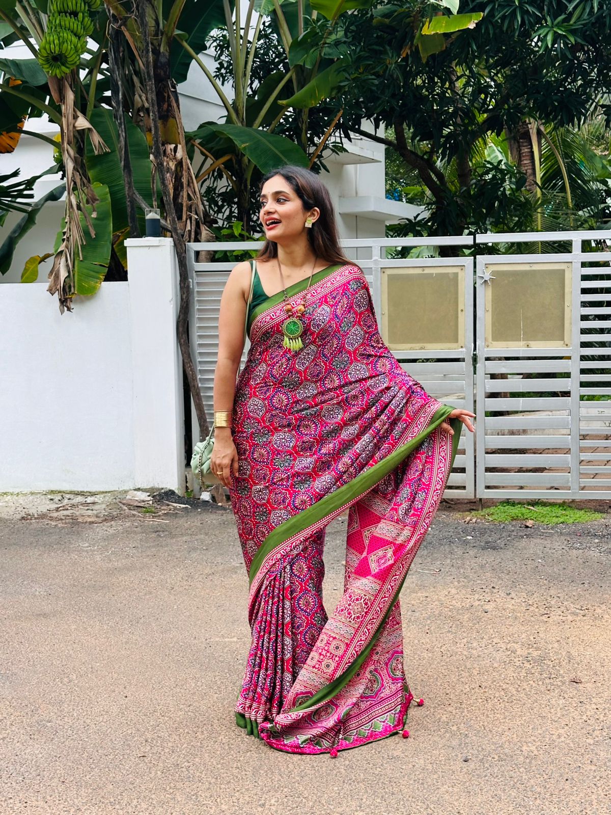 Ready To Wear Crape silk saree