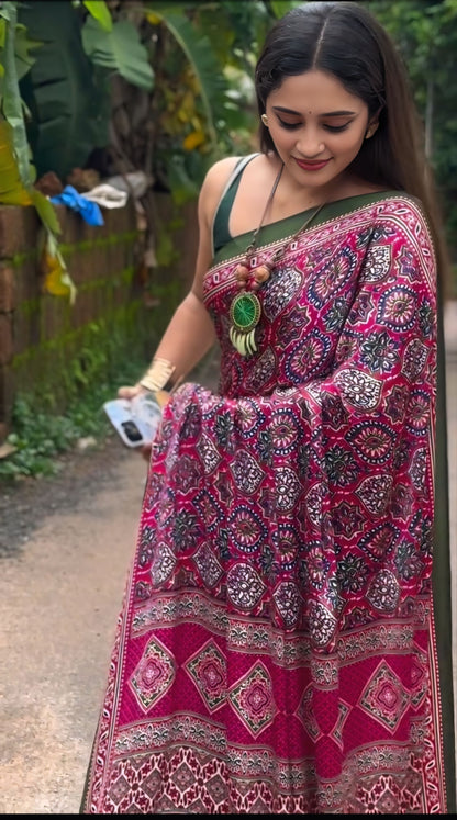 Ready To Wear Crape silk saree