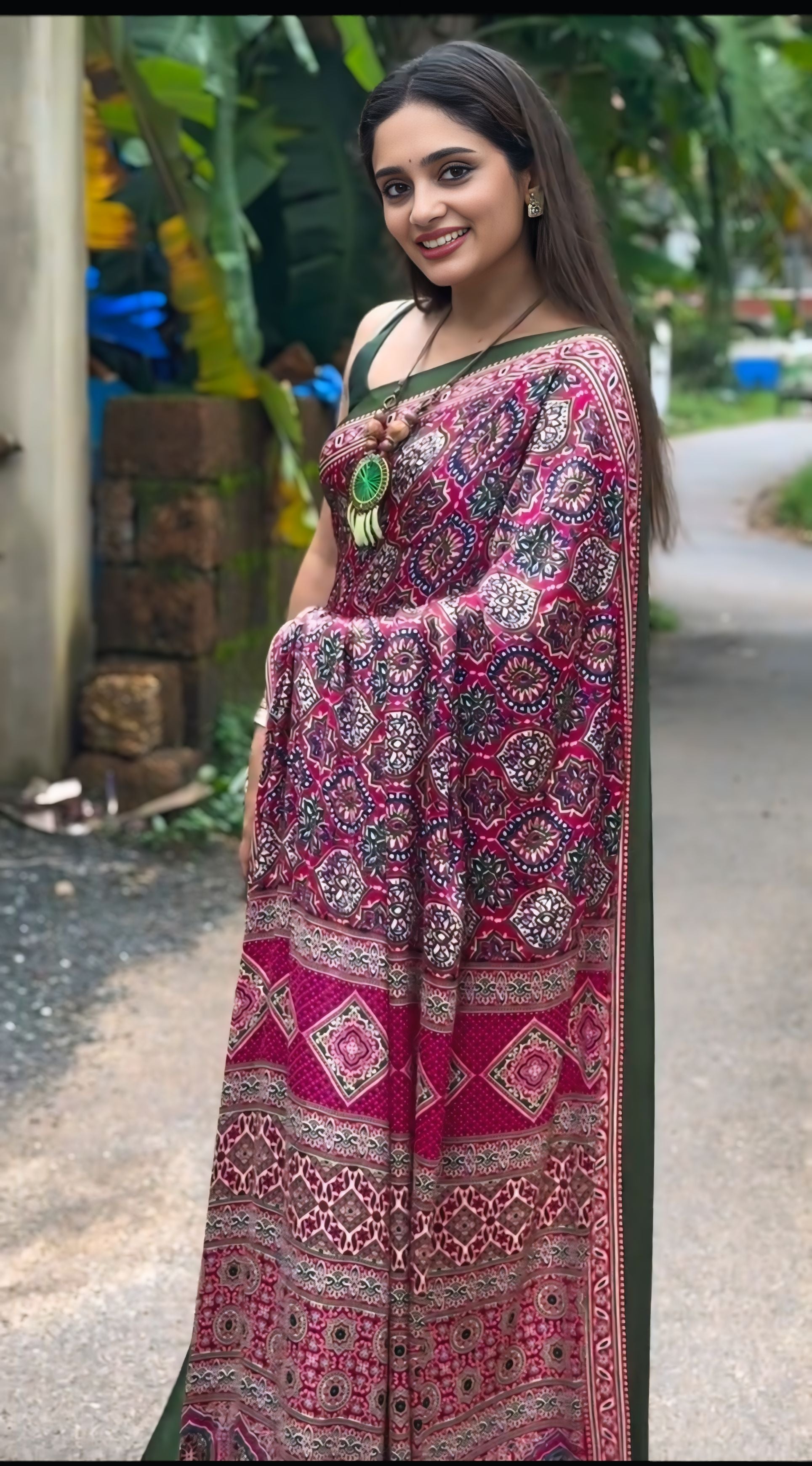 Ready To Wear Crape silk saree