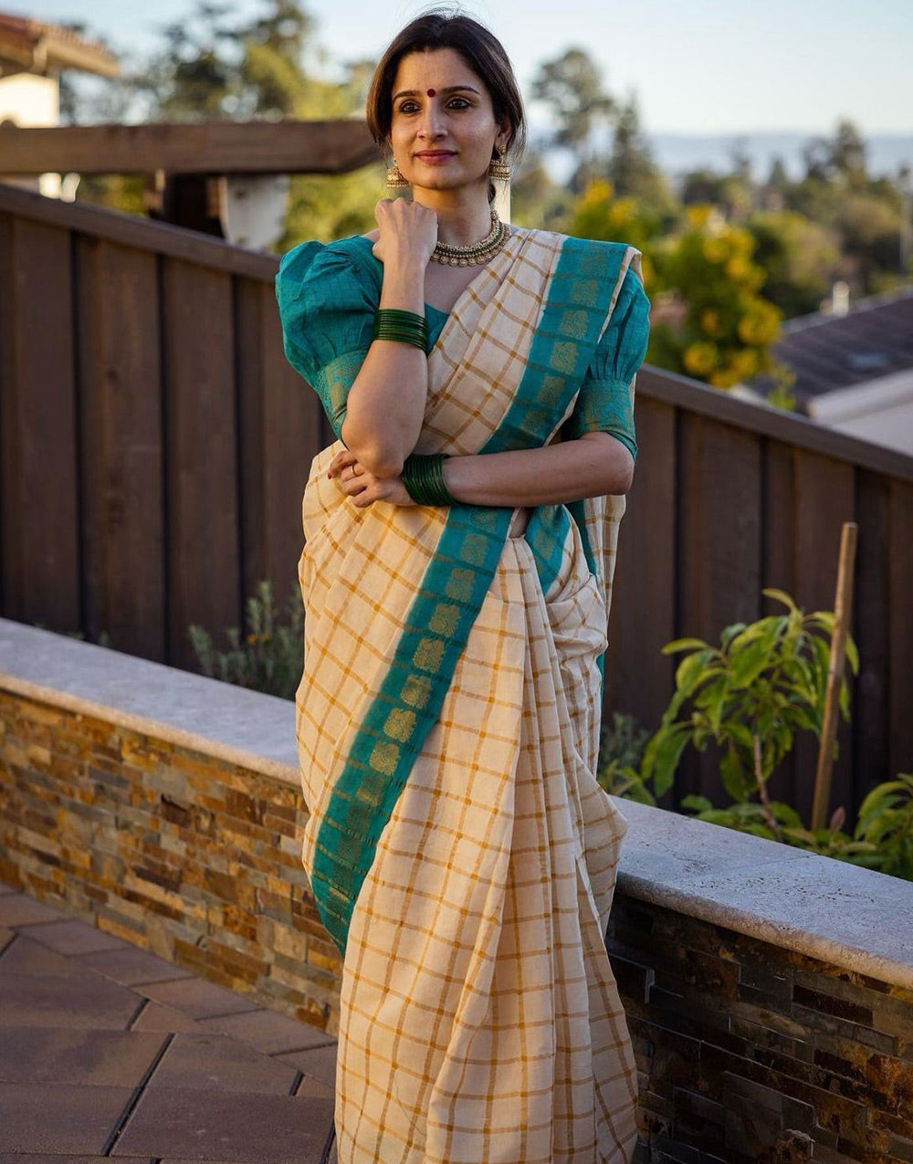 Cream Banarasi Soft Silk Saree With Zari Weaving Work