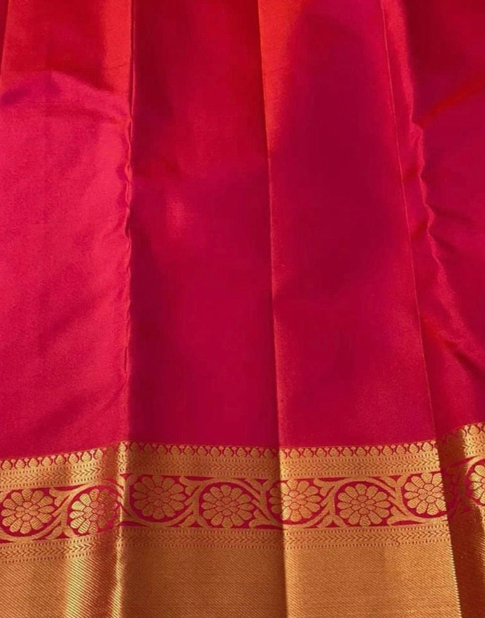 Red Banarasi Soft Silk Saree With Zari Weaving Work