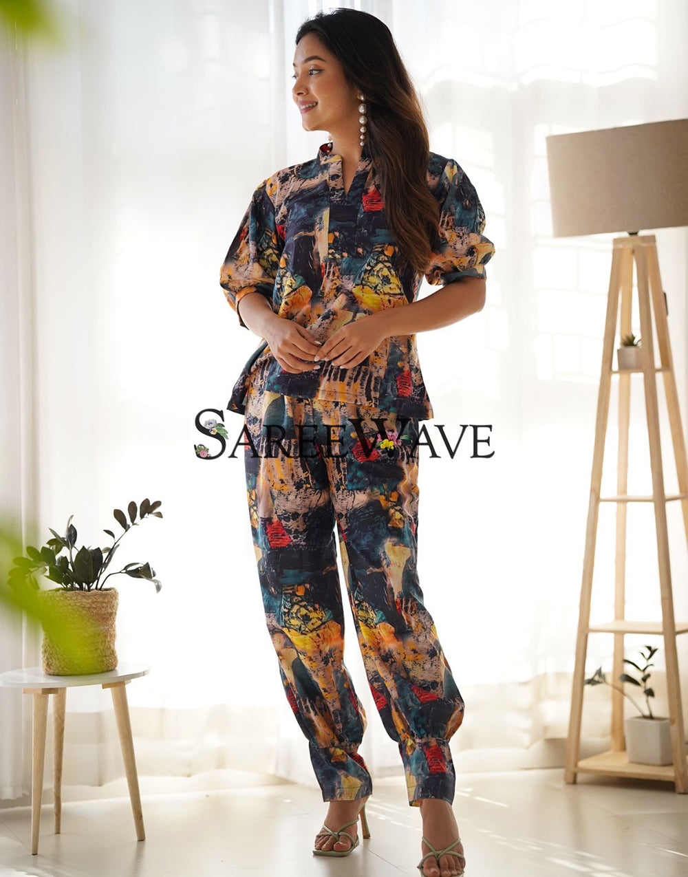 MULTI-COLOURED COMFY COTTON CO-ORD SET