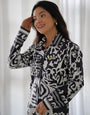 WHITE AND BLACK COTTON CO-ORD SET