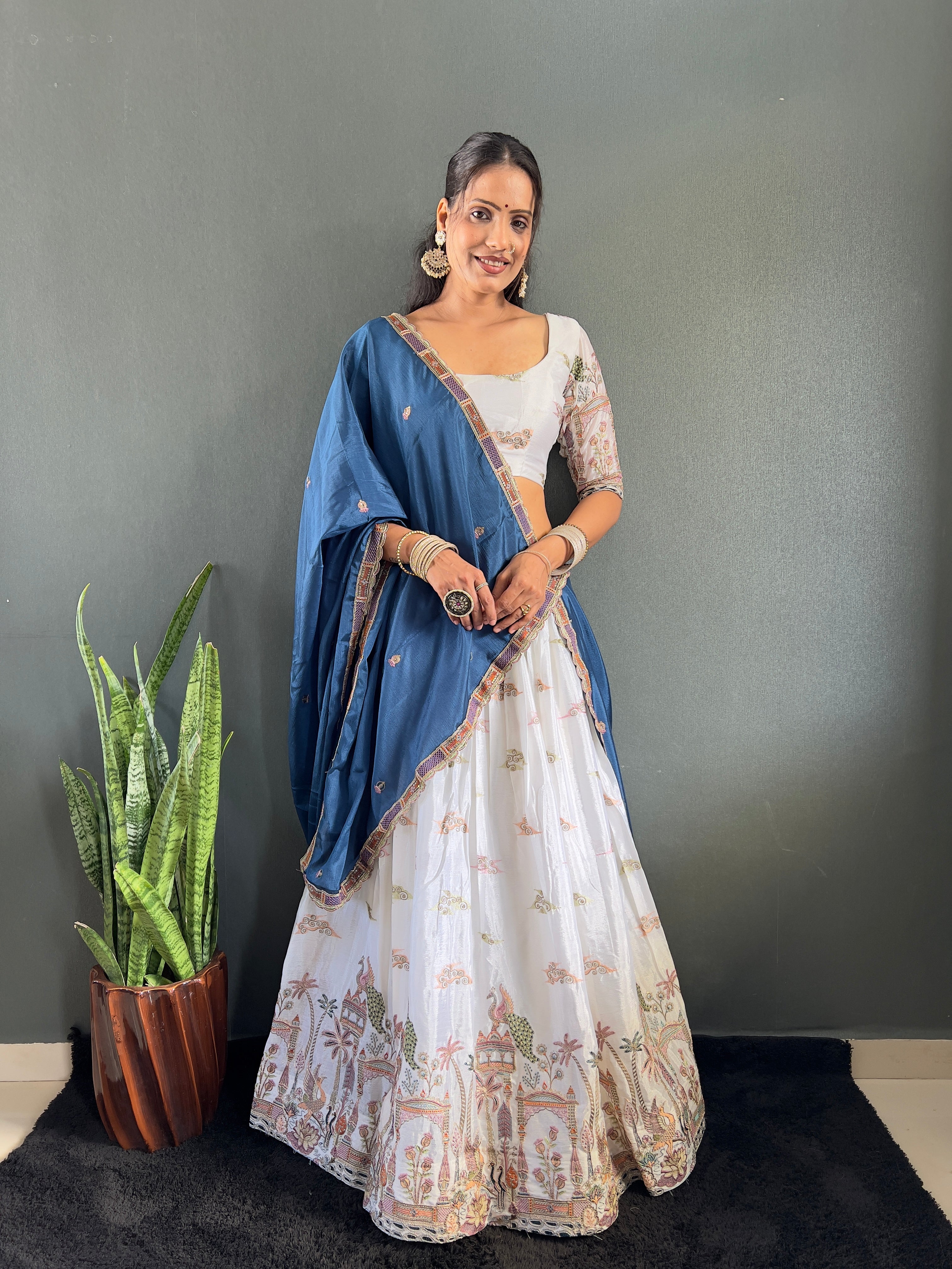 Sareewave Presents Heavy embroidery Festival Lehenga Choli