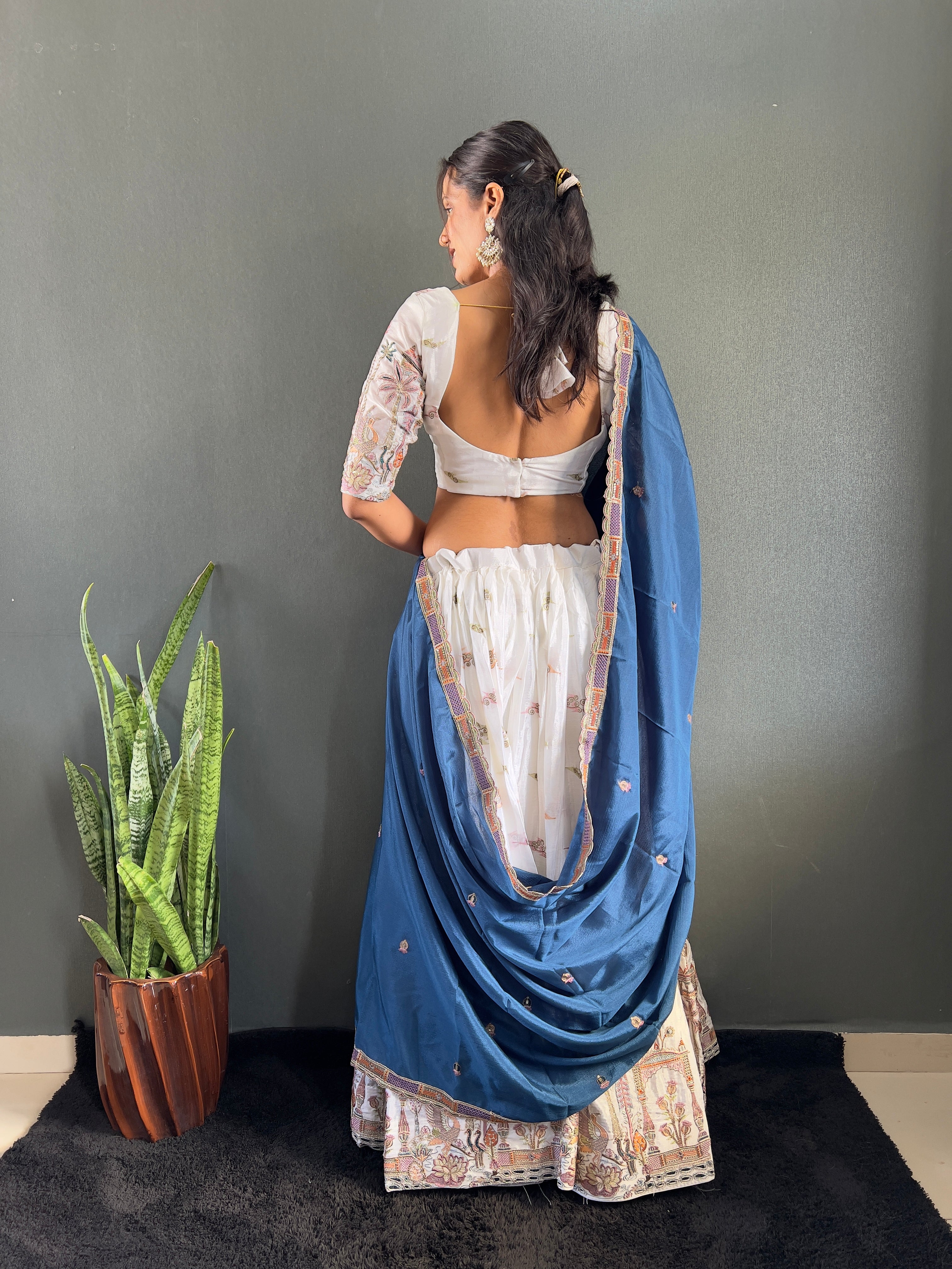 Sareewave Presents Heavy embroidery Festival Lehenga Choli