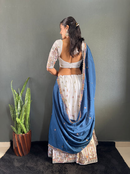 Sareewave Presents Heavy embroidery Festival Lehenga Choli